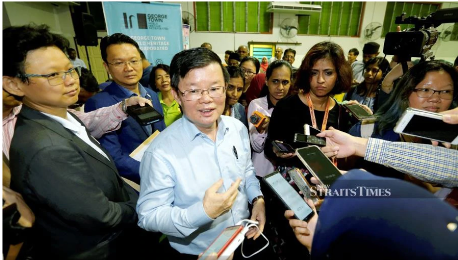 Chief Minister Chow Kon Yeow said he had sent a letter today asking the ministry to set a date for the said meeting before July. Pic by NSTP/RAMDZAN MASIAM